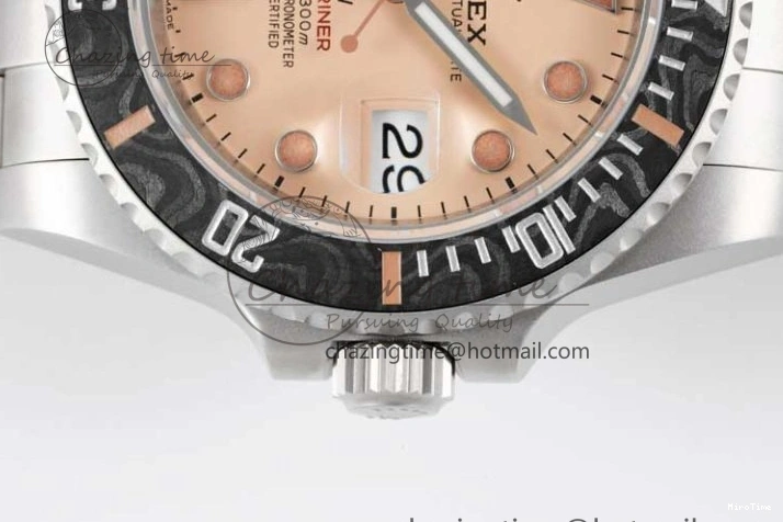 MiroTime 0125 Submariner DIW Sandblasted VSF 1:1 Best Edition Brown Dial on SS Bracelet VS Unisex 2059